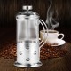 VBESTLIFE Coffee Maker, 350/600/800 ml Stainless Steel Glass French Press Coffee Maker Coffee & Teapot with Filter Suitable for Coffee, Tea, Espresso etc. (350 ml) VBESTLIFE Coffee Maker, 350/600/800 ml Stainless Steel Glass French Press Coffee Maker Coffee & Teapot with Filter Suitable for Coffee, Tea, Espresso etc. (350 ml)