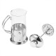 VBESTLIFE Coffee Maker, 350/600/800 ml Stainless Steel Glass French Press Coffee Maker Coffee & Teapot with Filter Suitable for Coffee, Tea, Espresso etc. (350 ml) VBESTLIFE Coffee Maker, 350/600/800 ml Stainless Steel Glass French Press Coffee Maker Coffee & Teapot with Filter Suitable for Coffee, Tea, Espresso etc. (350 ml)