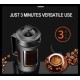 XIBLISS French Press Coffee and Tea Maker, 21 Oz(600 ML), Black XIBLISS French Press Coffee and Tea Maker, 21 Oz(600 ML), Black