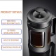 XIBLISS French Press Coffee and Tea Maker, 21 Oz(600 ML), Black XIBLISS French Press Coffee and Tea Maker, 21 Oz(600 ML), Black