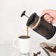 hanso French Press Coffee & Tea Maker for Home, Office, or On-the-Go - Heat-Resistant & Compact Design (Black, 600 ML)