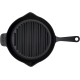 Lava LV ECO Y GT 28 Cast Iron Grill Pan With Cast Iron Handle, Round, 31 x 42 cm - Black