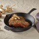 Lava LV ECO Y GT 28 Cast Iron Grill Pan With Cast Iron Handle, Round, 31 x 42 cm - Black