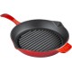 Lava LV ECO Y GT 28 Cast Iron Grill Pan With Cast Iron Handle, Round, 31 x 42 cm - Black