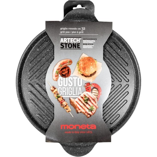 Moneta Round Grill 32cm 0117274032, Black Moneta Round Grill 32cm 0117274032, Black