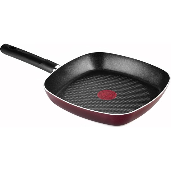 Tefal armatal grill with handle, size 26 cm, dark purple - 220718026 Tefal armatal grill with handle, size 26 cm, dark purple - 220718026