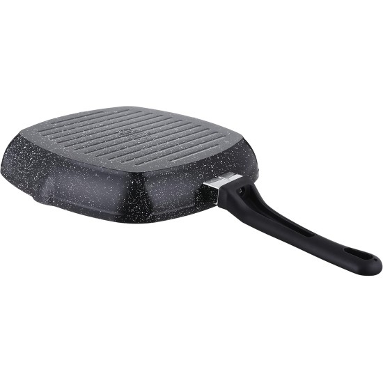 Top chef square granite grill size 28 black Top chef square granite grill size 28 black