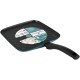 Vitrinor Square Grill 27cm - Turquaz - Enameled Steel vitrified at 820ºC Energy efficient. Vitrinor Square Grill 27cm - Turquaz - Enameled Steel vitrified at 820ºC Energy efficient.