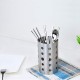 BORDSTRACT Chopsticks Holder, Stainless Steel Cooking Utensil Holder Chopsticks Tube Kitchen Cutlery Storage Rack Organizer with Circular Hole Chopsticks Drainer for Forks Knives Spoons BORDSTRACT Chopsticks Holder, Stainless Steel Cooking Utensil Holder Chopsticks Tube Kitchen Cutlery Storage Rack Organizer with Circular Hole Chopsticks Drainer for Forks Knives Spoons