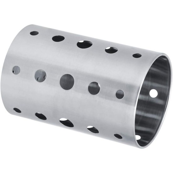 BORDSTRACT Chopsticks Holder, Stainless Steel Cooking Utensil Holder Chopsticks Tube Kitchen Cutlery Storage Rack Organizer with Circular Hole Chopsticks Drainer for Forks Knives Spoons BORDSTRACT Chopsticks Holder, Stainless Steel Cooking Utensil Holder Chopsticks Tube Kitchen Cutlery Storage Rack Organizer with Circular Hole Chopsticks Drainer for Forks Knives Spoons