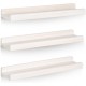 Emfogo Wall Shelves with Ledge 16.9 inch Wood Picture Shelf Rustic Floating Shelves Set of 3 for Storage and Display Rustic Brown Emfogo Wall Shelves with Ledge 16.9 inch Wood Picture Shelf Rustic Floating Shelves Set of 3 for Storage and Display Rustic Brown