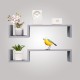 Gatton Design Floating Shelves | Grey | Wall Mounted S Shape Design | Shelves for Wall | Wall Shelves for Bedroom, Living Room, Bathroom & Kitchen | Floating Shelf | Preassembled Decor Wall Shelf Gatton Design Floating Shelves | Grey | Wall Mounted S Shape Design | Shelves for Wall | Wall Shelves for Bedroom, Living Room, Bathroom & Kitchen | Floating Shelf | Preassembled Decor Wall Shelf
