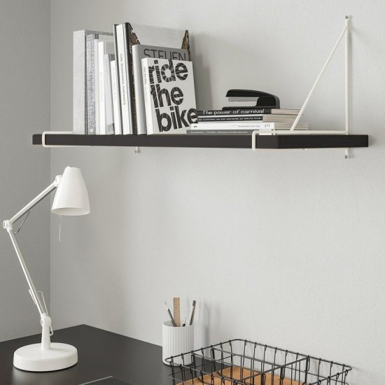 Home Gallery Swedish wall shelf 80X30 Black