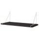 Home Gallery Swedish wall shelf 80X30 Black