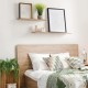 Home gallery floating shelf 80x20 black Home gallery floating shelf 80x20 black