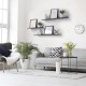 Home gallery floating shelf 80x20 black Home gallery floating shelf 80x20 black
