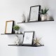 Home gallery floating shelf 80x20 black Home gallery floating shelf 80x20 black