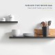 Home gallery floating shelf 80x20 black Home gallery floating shelf 80x20 black