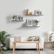 Home gallery floating shelf 80x20 black Home gallery floating shelf 80x20 black