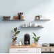 Home gallery floating shelf 80x20 black Home gallery floating shelf 80x20 black