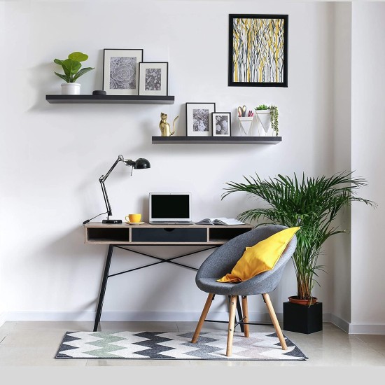 Home gallery floating shelf 80x20 black Home gallery floating shelf 80x20 black