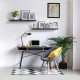 Home gallery floating shelf 80x20 black Home gallery floating shelf 80x20 black