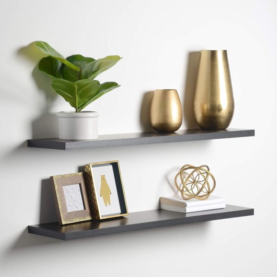 Home gallery floating shelf 80x20 black Home gallery floating shelf 80x20 black