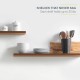 Home gallery floating shelf 80x20 black Home gallery floating shelf 80x20 black