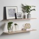 Home gallery floating shelf 80x20 black Home gallery floating shelf 80x20 black
