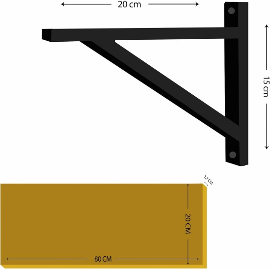 Home gallery wall shelf 60x32 cm white Home gallery wall shelf 60x32 cm white