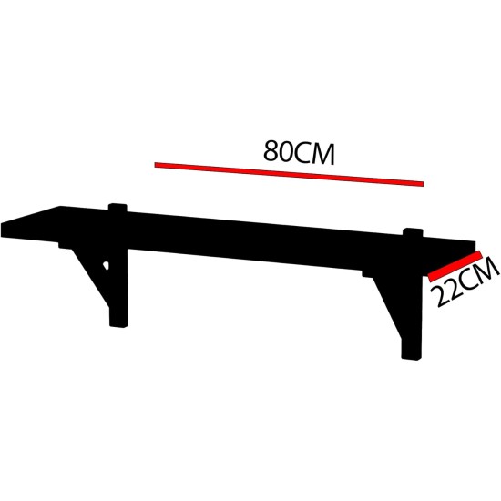 Home gallery wall shelf 60x32 cm white Home gallery wall shelf 60x32 cm white