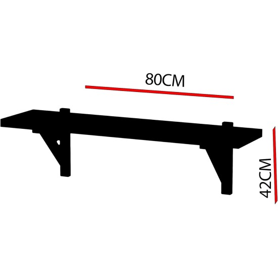 Home gallery wall shelf 60x32 cm white Home gallery wall shelf 60x32 cm white