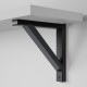 Home gallery wall shelf 60x32 cm white Home gallery wall shelf 60x32 cm white