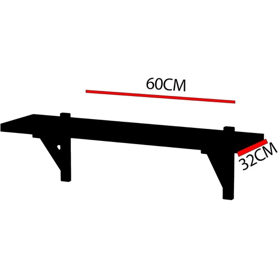 Home gallery wall shelf 60x32 cm white Home gallery wall shelf 60x32 cm white