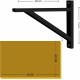 Home gallery wall shelf 60x32 cm white Home gallery wall shelf 60x32 cm white