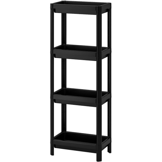 IKEA Vesken Shelf Unit - Black IKEA Vesken Shelf Unit - Black