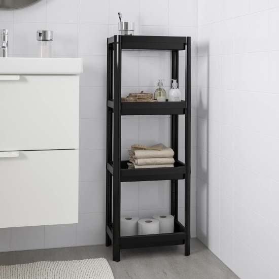 IKEA Vesken Shelf Unit - Black IKEA Vesken Shelf Unit - Black