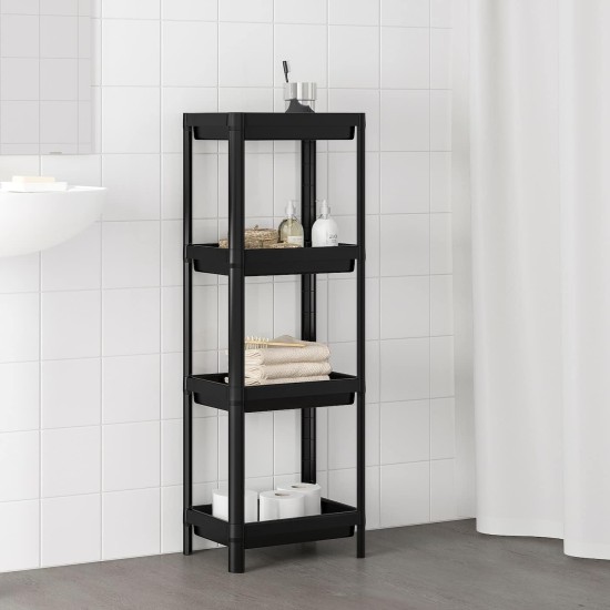 IKEA Vesken Shelf Unit - Black IKEA Vesken Shelf Unit - Black