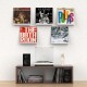 ILYXY Acrylic Vinyl Record Holder 8 Pack, 12 Inch White Vinyl Record Wall Mount, Floating Vinyl Shelves Record Frames for Record Wall Display