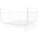 Kitchen Storage Bin Under Shelf Wire Rack Cabinet Basket Organizer Holder Stand (Black)