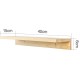 OROPY Floating Shelves Wall Mounted Set of 2, Pine Wood Wall Shelf Decorative Hanging Display Rack for Bedroom, Living Room, Kitchen, Bathroom - Grey OROPY Floating Shelves Wall Mounted Set of 2, Pine Wood Wall Shelf Decorative Hanging Display Rack for Bedroom, Living Room, Kitchen, Bathroom - Grey