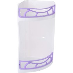 Plastic Corner Bath Organizer with 3 Shelves - Grey