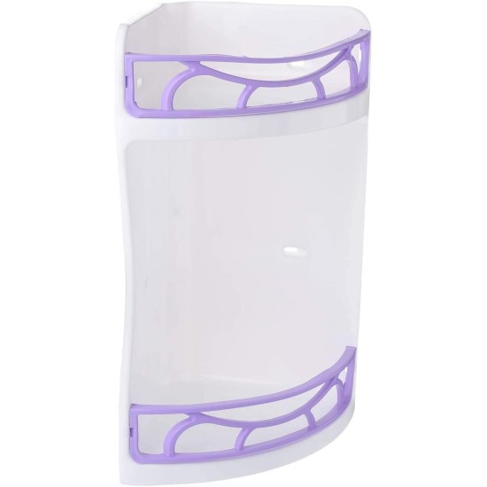 Plastic Corner Bath Organizer with 3 Shelves - Grey Plastic Corner Bath Organizer with 3 Shelves - Grey