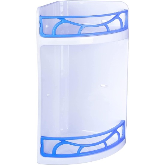 Plastic Corner Bath Organizer with 3 Shelves - Grey Plastic Corner Bath Organizer with 3 Shelves - Grey