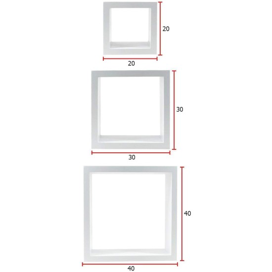 R_104 - Modern Decor Shelf - white R_104 - Modern Decor Shelf - white
