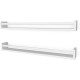 Wallniture Utah 32" White Nursery Bookshelves Wall Mounted, Wood Floating Book Shelves for Kids Room Set of 2 Wallniture Utah 32" White Nursery Bookshelves Wall Mounted, Wood Floating Book Shelves for Kids Room Set of 2