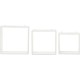 Wood 3 Cubic Wall Shelves - White