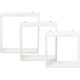 Wood 3 Cubic Wall Shelves - White