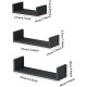 Wood Wall Hanging Wall Decor Shelves Wall Mount Kitchen Living Room Bathroom Bedroom Easy Installation Home Decor Products (White, Letter U 3pcs) Wood Wall Hanging Wall Decor Shelves Wall Mount Kitchen Living Room Bathroom Bedroom Easy Installation Home Decor Products (White, Letter U 3pcs)