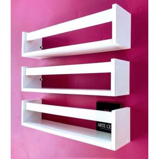 Wood Wall Hanging Wall Decor Shelves Wall Mount Kitchen Living Room Bathroom Bedroom Easy Installation Home Decor Products (White, Letter U 3pcs) Wood Wall Hanging Wall Decor Shelves Wall Mount Kitchen Living Room Bathroom Bedroom Easy Installation Home Decor Products (White, Letter U 3pcs)